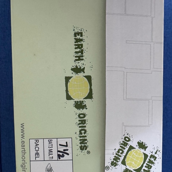 Earth Origins Rachel Brown/Multi Leather Slingback Sandals - Picture 6 of 6